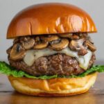 Mushroom Cheese Burger