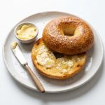 Bagel with Butter Breakfast