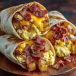 Bacon Egg and Cheese Burritos