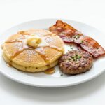 1 Pancake, 1 Bacon or 1 Sausage Patty BreakFast