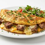 Steak and Cheese Omelete